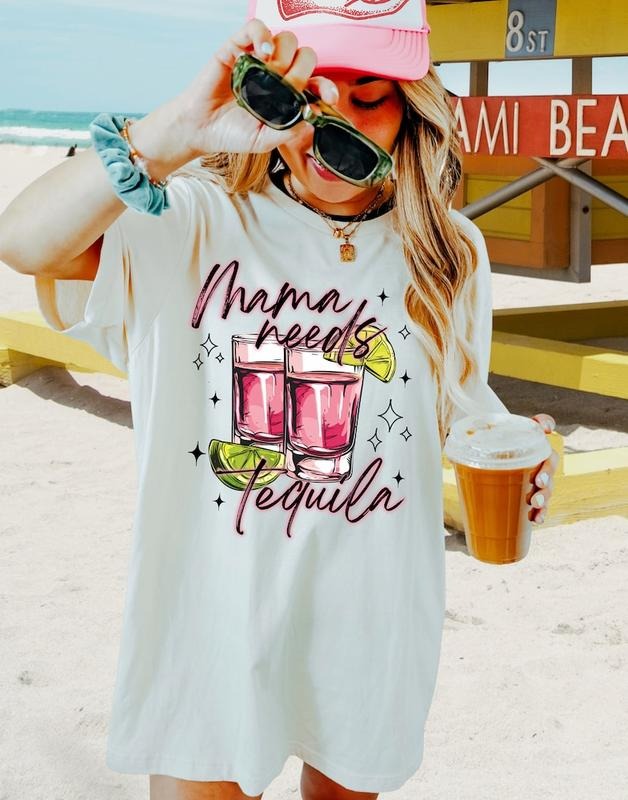 Mama Needs a Tequila Shirt Funny Hoodie margarita T Shirt, adult humor Sweater, tequila T Shirt, Gift for moms, funny...