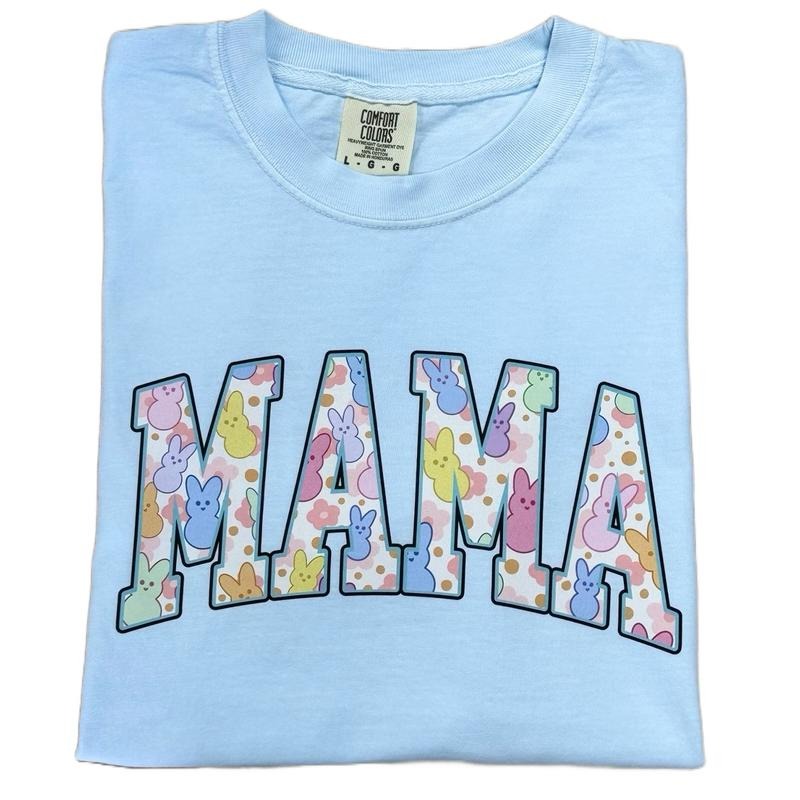 Mama Peep Easter Tee, Mama Easter T-Shirt, Mama Peeps TShirt Hoodie, Sweatshirt | ZylaModa.com