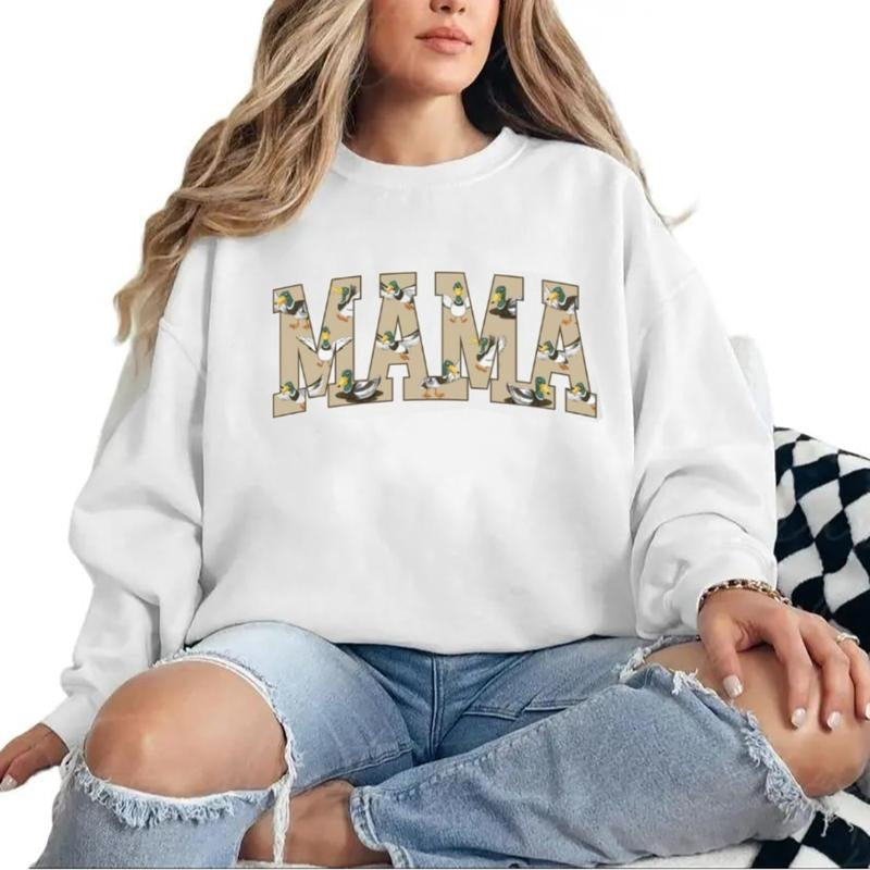 Mama Sweatshirt, Hunting Gifts for Moms, Hunting Season Hoodie Mama Sweater, Gifts for Moms, Hunters Duck Hunting Mama...