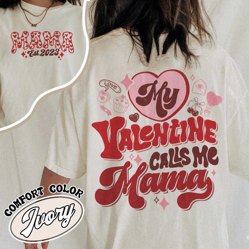 Mama Valentine Shirt, Mama Is My Valentine Shirt, Valentine Day Mama Shirt, Mama Valentines Day Gift Shirt, Womens...