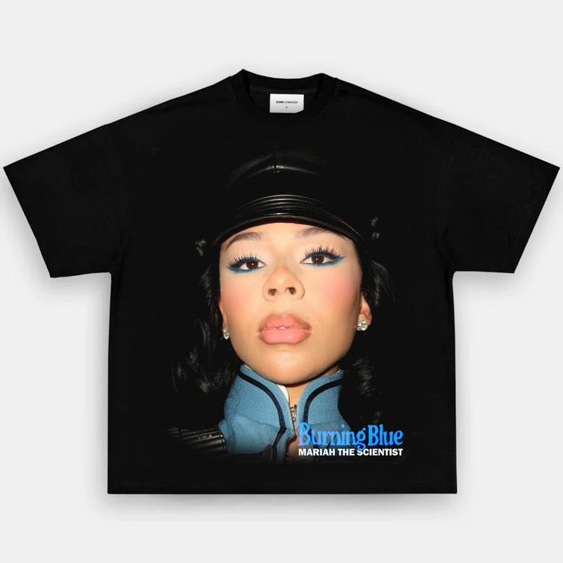 Mariah Burning Blue  Casual T-Shirt Unisex Music Streetwear Styles Hoodie, Sweatshirt | ZylaModa.com