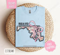 Maryland Gildan T-shirt, Cute Maryland State Shirt, Maryland Floral Bow Tee Hoodie, Sweatshirt | ZylaModa.com