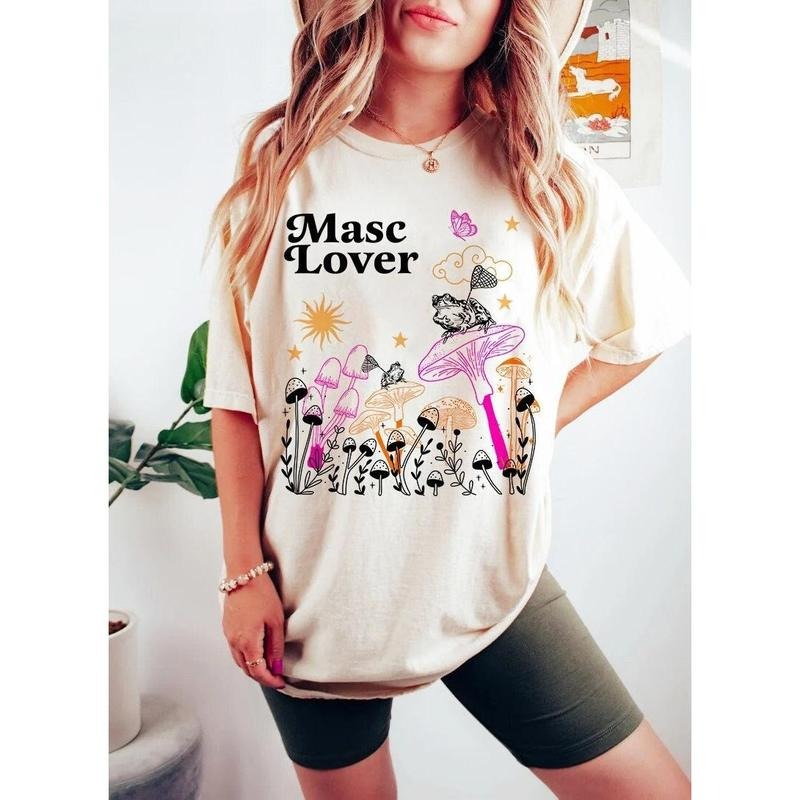 Masc Lover shirt | i love mascs | masc gay | funny gay | lesbian pride | femme lesbian | butch | i let femmes top me |...