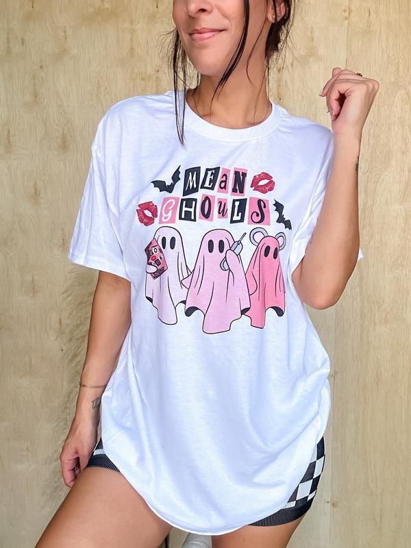 Mean Ghouls Graphic Top T-Shirts, Hoodie, Sweatshirt | ZylaModa.com