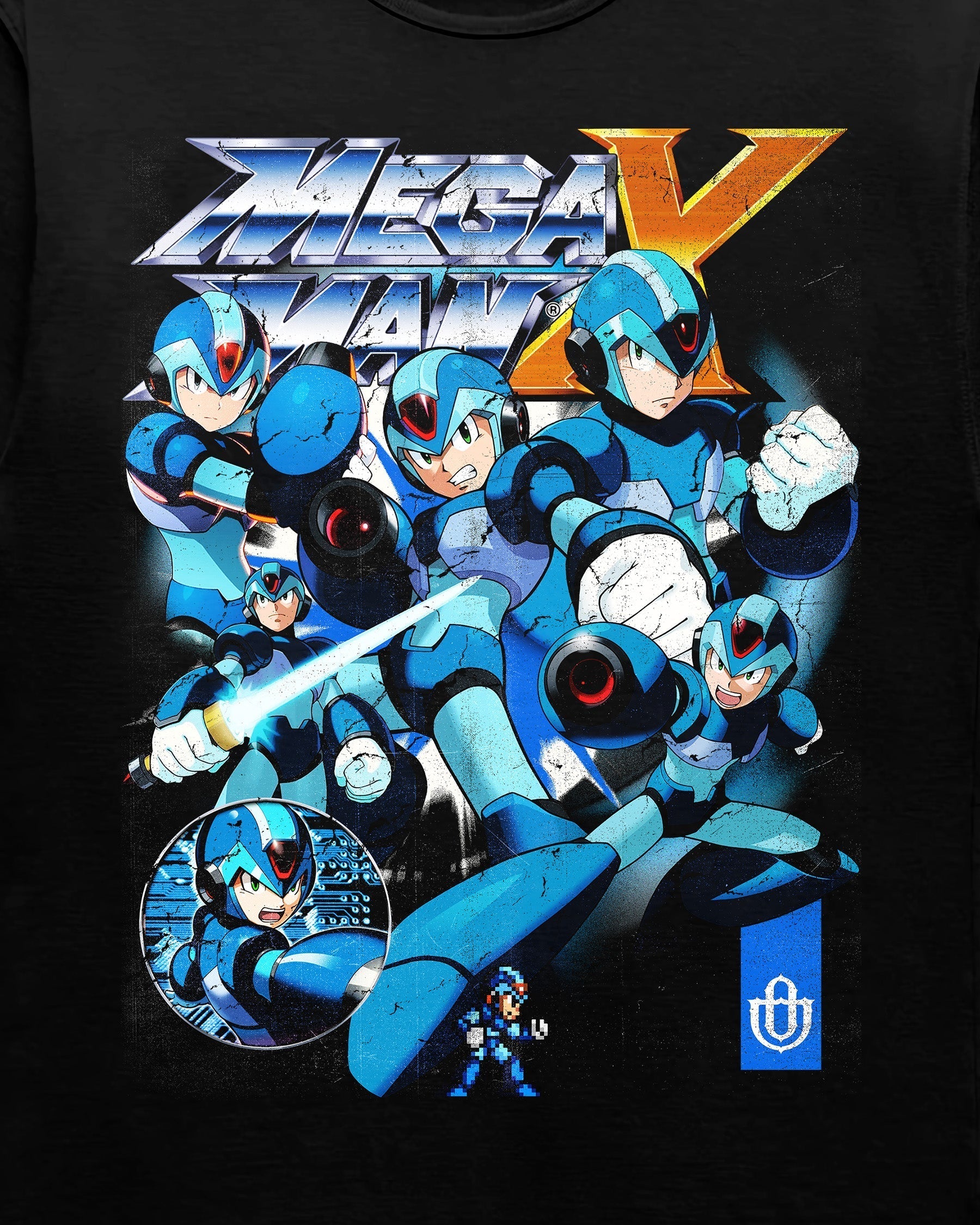 Video Games 'Mega Man X' T-Shirt Hoodie, Sweatshirt | ZylaModa.com (Image 2)