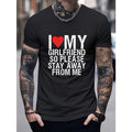 Men I Love My Girlfriend Slogan Printed Tee Made in USA i love gf shirt Hoodie, Sweatshirt | ZylaModa.com