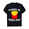 Men'S Casual Crew Neck T-Shirt - 100% Cotton, Geometric French Fries Print, Short Sleeve, All-Season, Regular Fit, Slight...