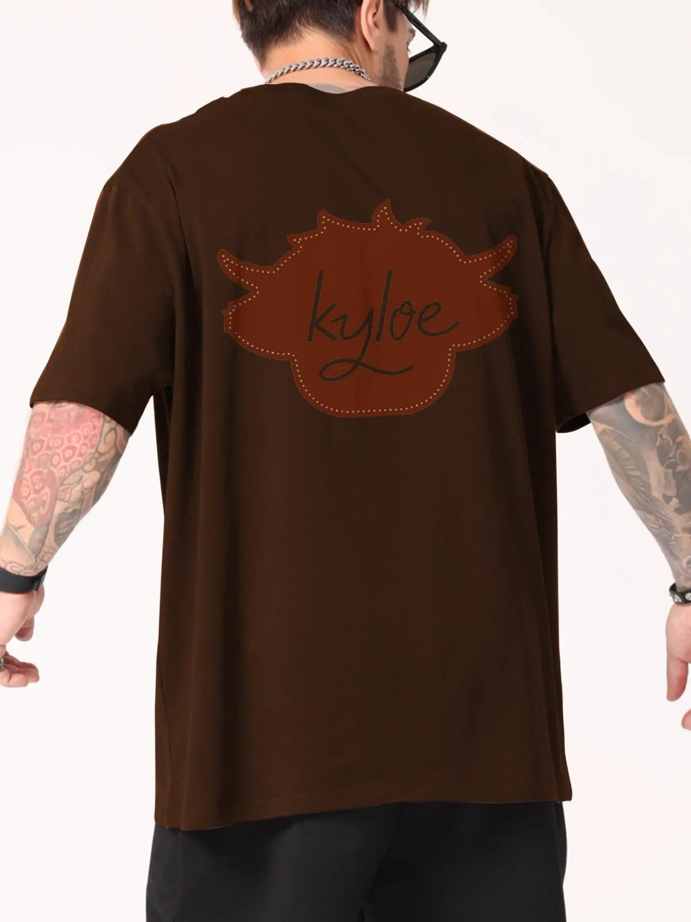 Men's Cartoon Bull Head & Letter Print Round Neck Tee, Regular Fit Casual Comfy Short Sleeve  Crew Neck T-shirt, Men's...