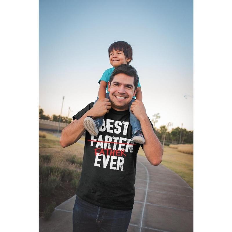 Men's Funny Dad Shirt Best Farter T Shirt Father Humor Joke Dad Gift Father's Day Gift Funny Fart Tee Father Unisex Man ...