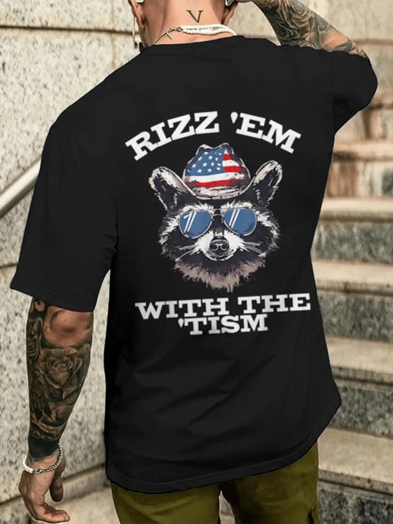 Men's Graphic Print Round Neck Tee, Casual Fashion Short Sleeve T-shirt for Daily Wear, Men's Top for All Seasons Hoodie,...