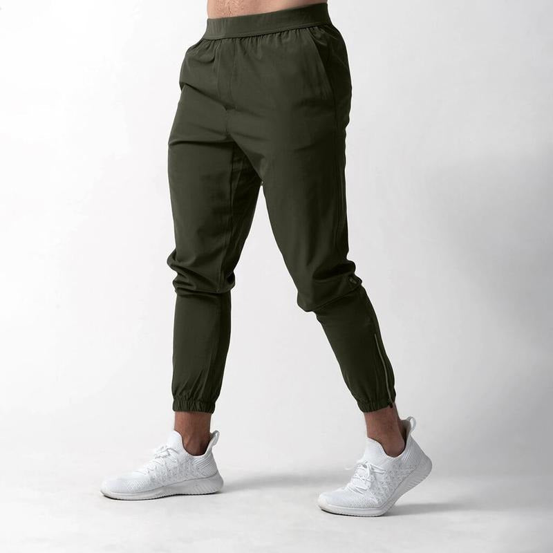 Men's Performance Joggers - OD Green, All Seasons, 4-Way Stretch Fabric T-Shirts, Hoodie, Sweatshirt | ZylaModa.com