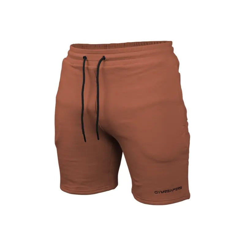 Men's Plain Cotton Summer Sweat Shorts - Clay, Lightweight & Durable Menswear Underwear Soft Beige T-Shirts, Hoodie,...