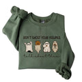Mental Health Halloween Sweatshirt, Don't Ghost Your Feelings Shirt, School Psychologist Hoodie, School Counselor