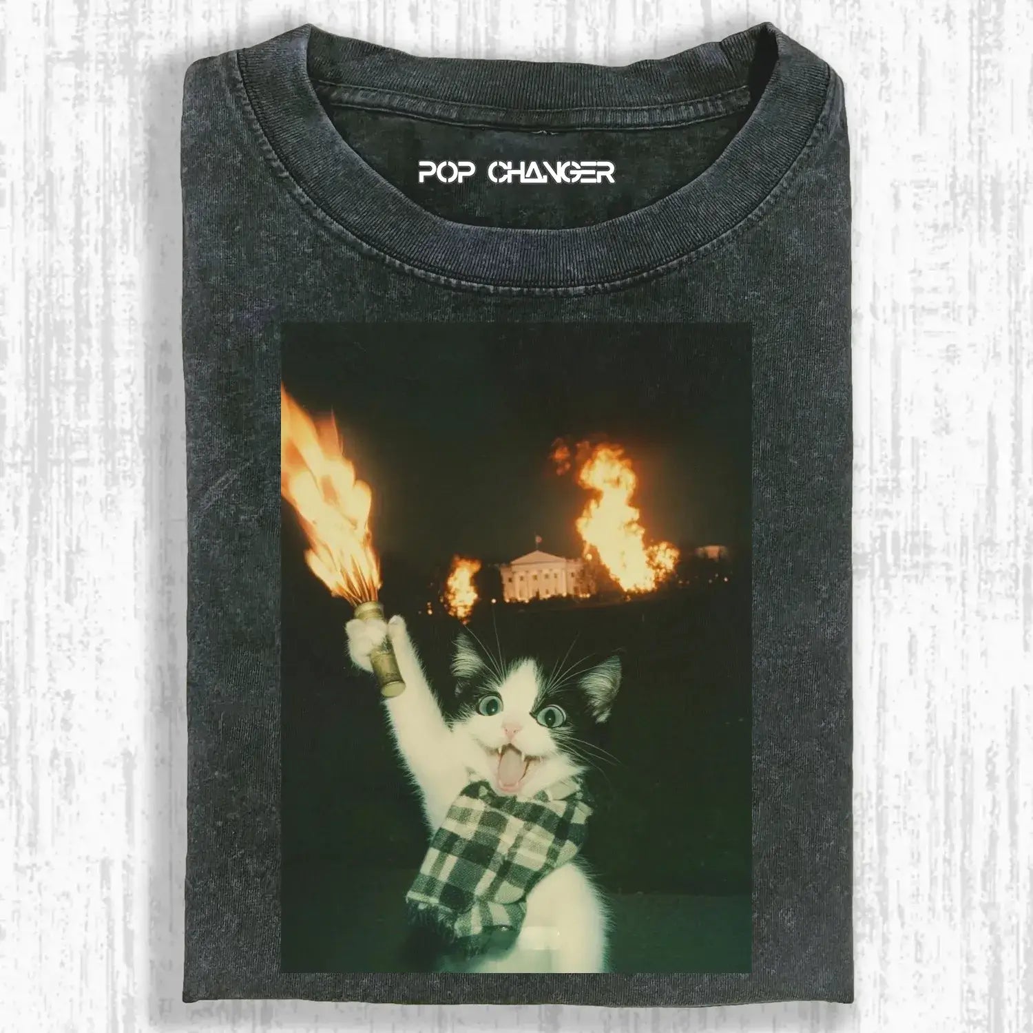 Meow Burning TEE Hoodie, Sweatshirt | ZylaModa.com (Image 1)