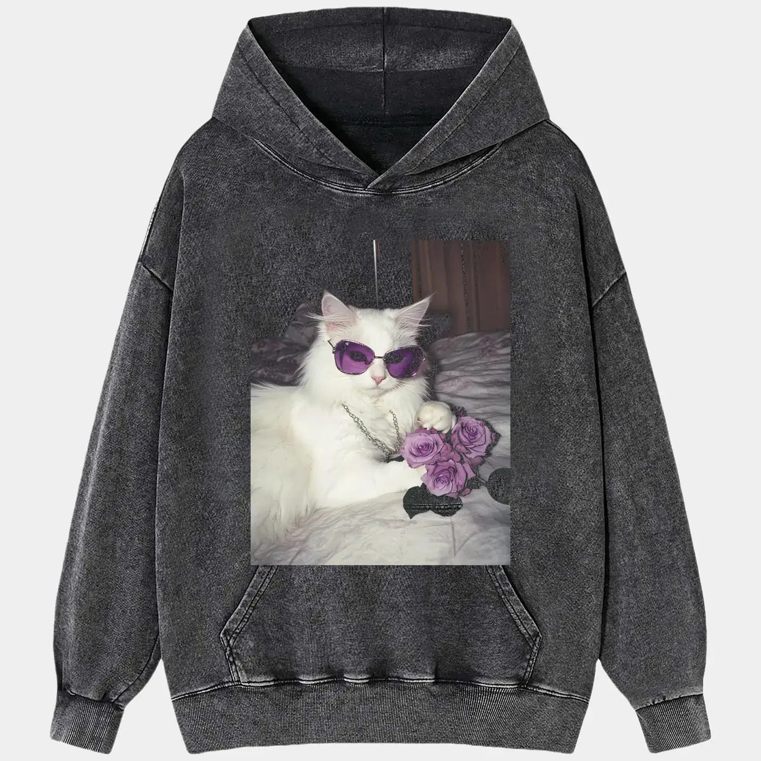 Meow Lady TEE Hoodie, Sweatshirt | ZylaModa.com (Image 2)