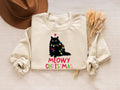 Meowy Christmas Shirt, Cat Christmas Sweatshirt, Cat Lover Xmas T-Shirt, Christmas Cat Mom Sweater, Catmas Gift For New...