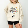 Merry And Pregnant Sweatshirt, Pregnancy Announcement Sweatshirt, Baby Reveal Shirt, Mom To Be Crewneck, Winter...