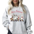 Merry Christmas Duck Sweatshirt, Xmas Duck Graphic Funny Hunting Season Graphic Vintage Mallard Duck Gift For Unisex...