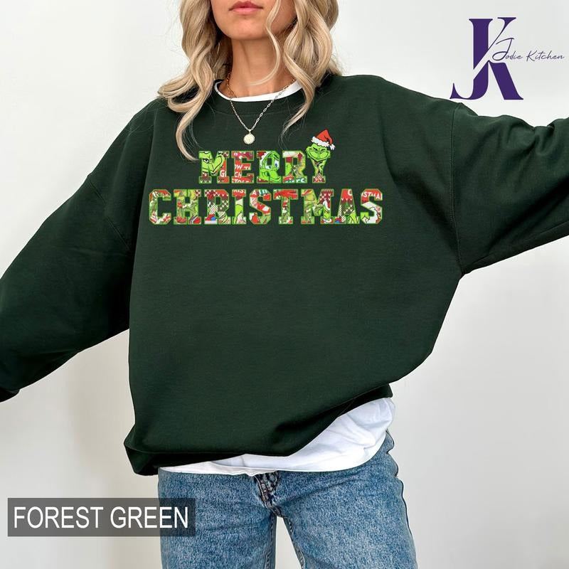 Merry Christmas Shirt, Christmas Movie Shirt, Griinch Christmas Shirt, 90s Christmas Shirt, Xmas Shirt, Xmas Movie Shirt...