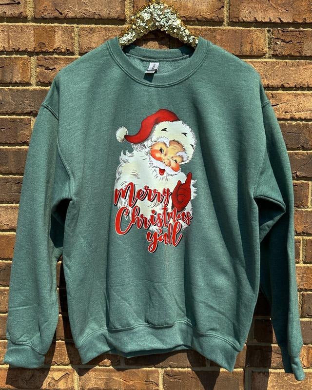 Merry Christmas Y'all Sweatshirt T-Shirts, Hoodie | ZylaModa.com