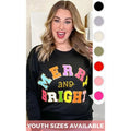 Merry and Bright Ideal Chenille Sweatshirt T-Shirts, Hoodie | ZylaModa.com
