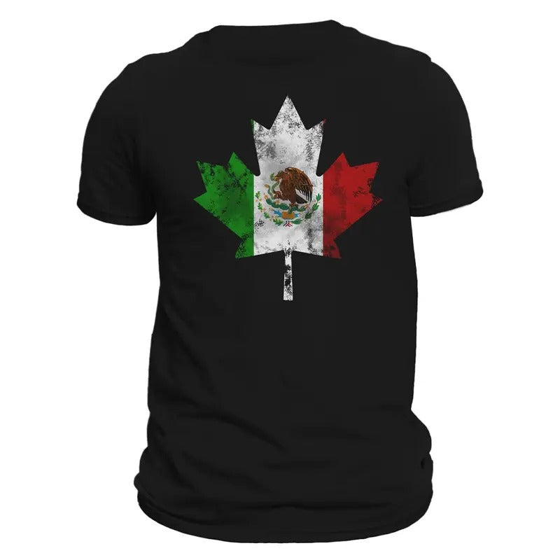 Mexican Canadian Maple Leaf T-Shirt Hoodie, Sweatshirt | ZylaModa.com