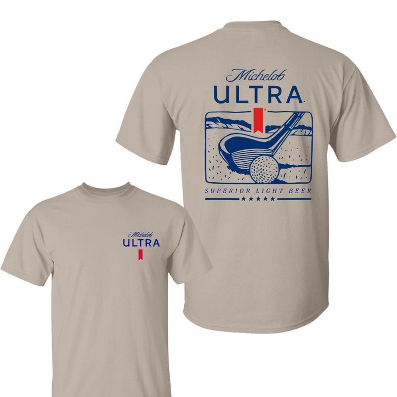 Michellob Ulltra Golfing New Version T-Shirt, 2 Side T-Shirt For Men, Gift For Men Hoodie, Sweatshirt | ZylaModa.com