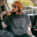 Middle Earth Map Tshirt Top Womenswear Underwear Streetwear Hoodie, Sweatshirt | ZylaModa.com