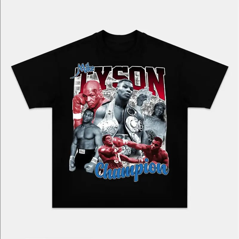 Mike Tyson Retro Boxing Champ T-Shirt Sport Icon Gift Hoodie, Sweatshirt | ZylaModa.com