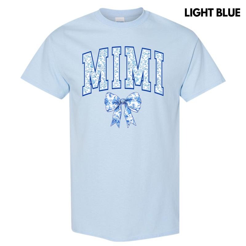 Mimi Blue Ginger Jar Florals Gildan Short Sleeve T-Shirt 'NLB' Hoodie, Sweatshirt | ZylaModa.com