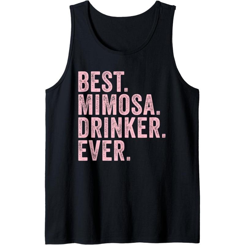 Mimosa Funny Best Mimosa Drinker Tank Top MADE IN USA T-Shirts, Hoodie, Sweatshirt | ZylaModa.com