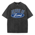[ Mineral Wash ] Jesus Is Lord Christian Washed Shirt Jesus Graphic Washed Style Shirt Hoodie, Sweatshirt | ZylaModa.com