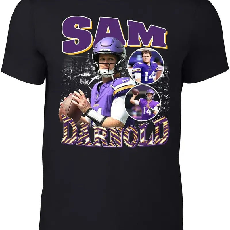 Minnesota Sam Darnold Bootleg Style T-Shirt Hoodie, Sweatshirt | ZylaModa.com