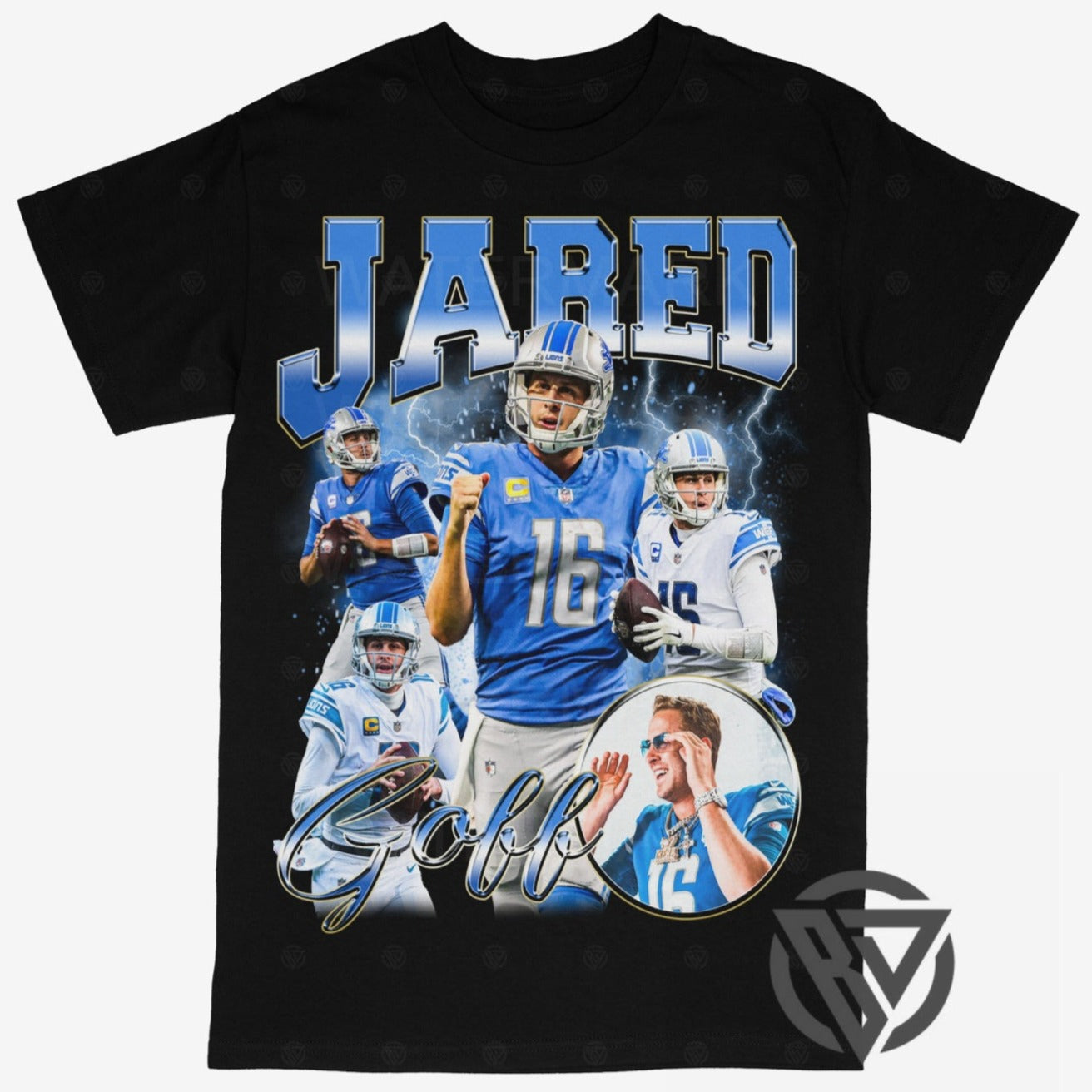 Jared Goff Tee Shirt Detroit Lions Football Hoodie, Sweatshirt | ZylaModa.com (Image 1)