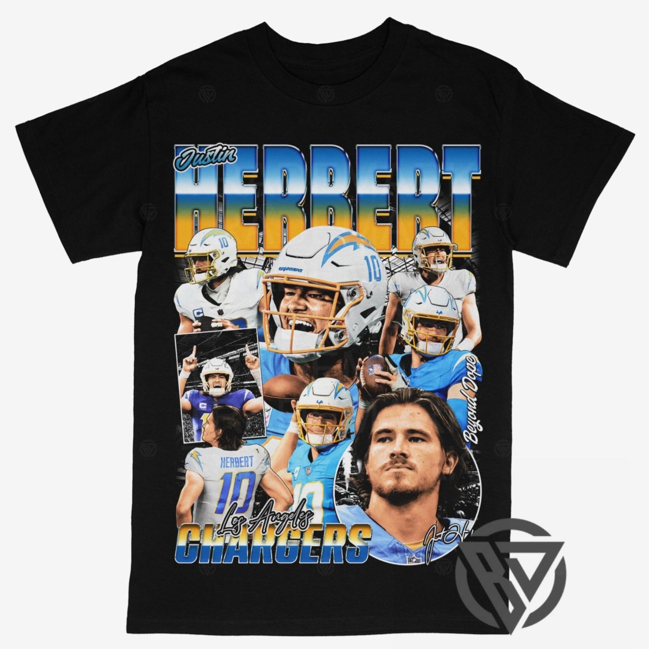 Justin Herbert (V2) Tee Hoodie, Sweatshirt | ZylaModa.com (Image 1)