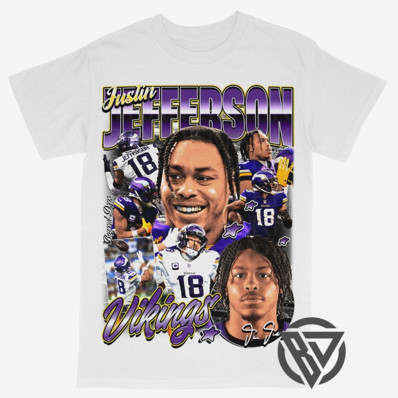 Justin Jefferson (V2) Tee Hoodie, Sweatshirt | ZylaModa.com (Image 2)