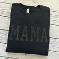 Monochromatic Black Glitter Crewneck Sweatshirt T-Shirts, Hoodie | ZylaModa.com
