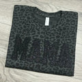Monochromatic Glitter Leopard Tee Hoodie, Sweatshirt | ZylaModa.com