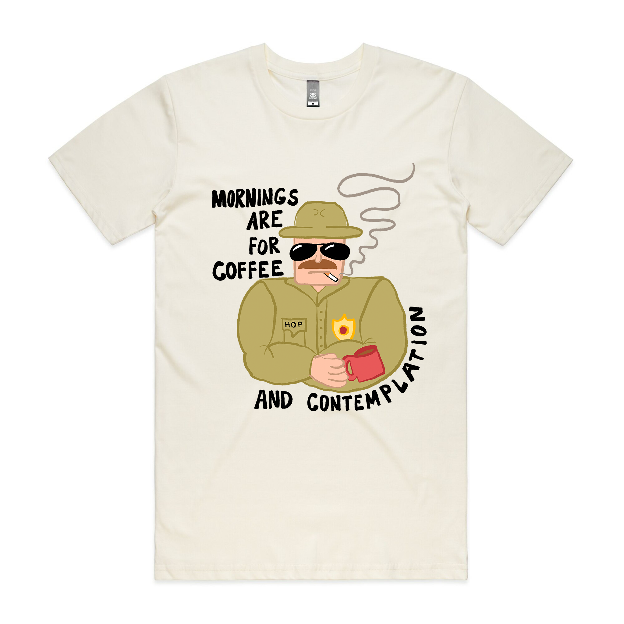 Mornings Tee Hoodie, Sweatshirt | ZylaModa.com (Image 2)