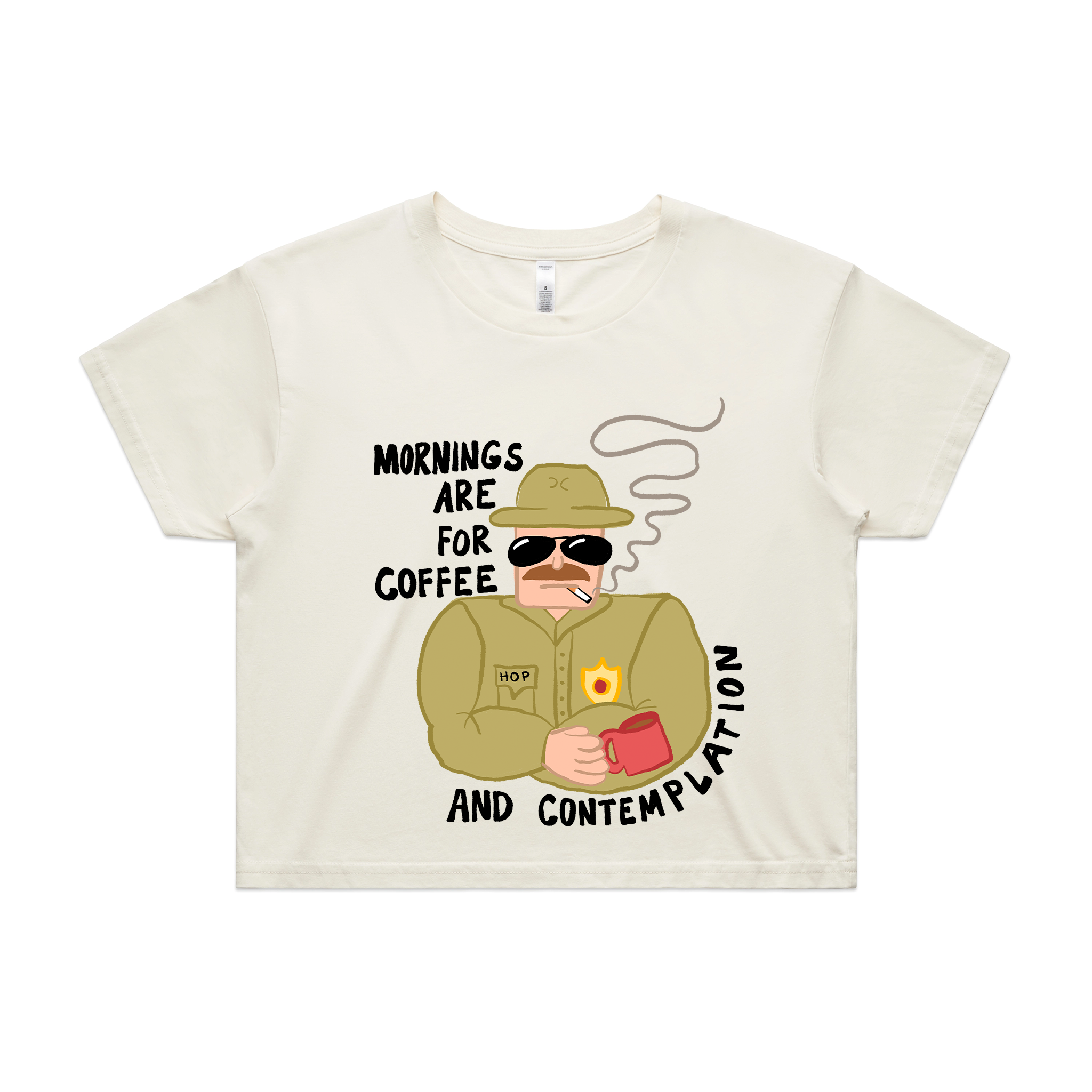 Mornings Tee Hoodie, Sweatshirt | ZylaModa.com (Image 5)