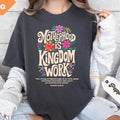 Motherhood Is Kingdom Work Shirt, Christian Mom Shirt, Retro Christian Mom T Shirt, Christian Mothers Day Shirt, Bible...