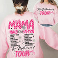 Motherhood Tour Coquette Bow Checker Shirt, Some Days I Rock It Shirt, Funny Mom Sarcastic Mama Shirt, Pink Mom Shirt,...