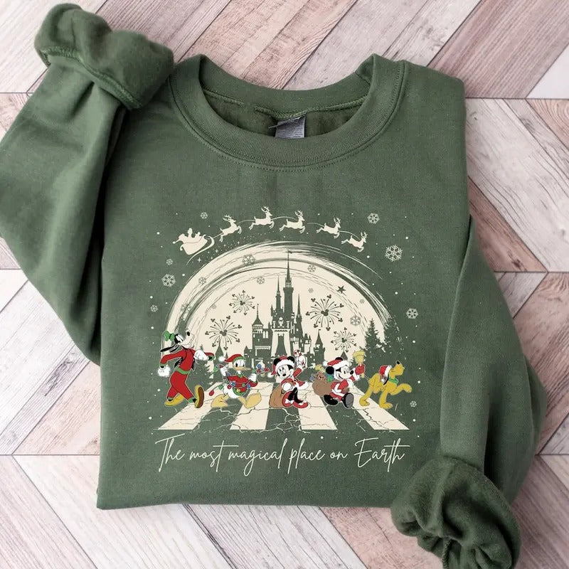 Mouse Christmas Sweatshirt Tshirt, Family Christmas Tee Hoodie | ZylaModa.com