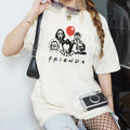 Movie Friends   Team Shirt Pennywise Chucky Ghostface Jason Voorhees Jigsaw Shirt   Halloween Shirt Halloween Movie Shirt...
