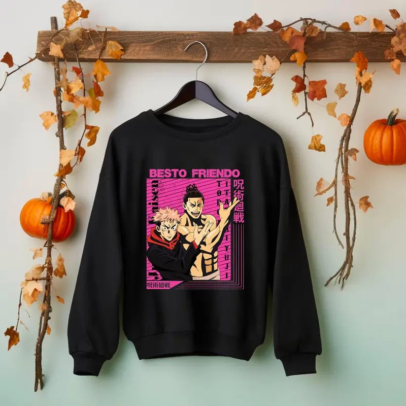 My Besto Friendo Hoodie Sweatshirt, Anime T-shirt Sweatshirt Hoodie, Sweatshirt, Hoodie | ZylaModa.com