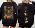 My House My Chair My Woman T-shirt, Sweatshirt, Xaden Riorson Hoodie, Fourth Wing, Iron Flame, Dragon Riders | ZylaModa.com