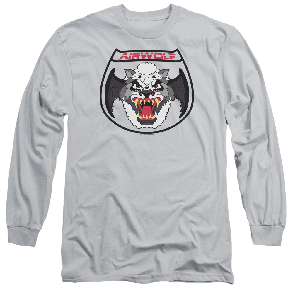 Airwolf Patch - Men's Long Sleeve T-Shirt Hoodie, Sweatshirt | ZylaModa.com
