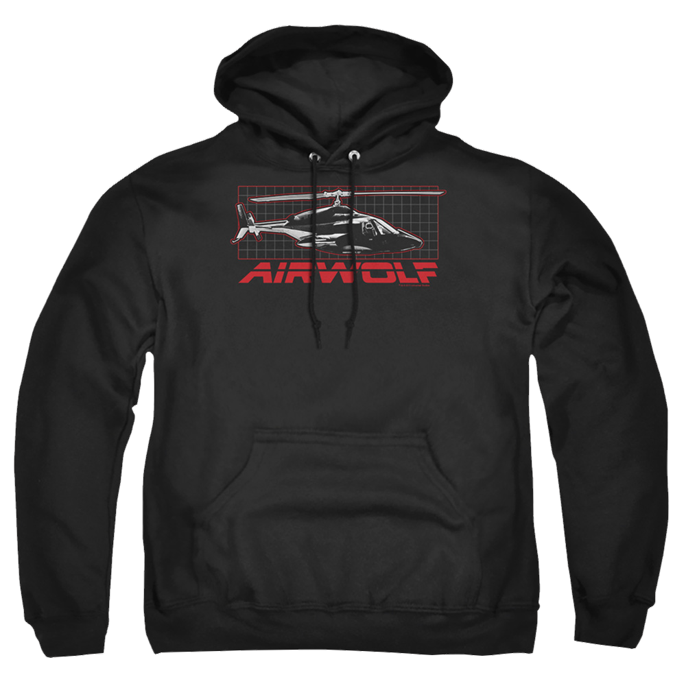 Airwolf Grid - Pullover Hoodie T-Shirts, Sweatshirt | ZylaModa.com