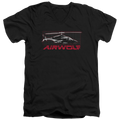 Airwolf Grid - Men's V-Neck T-Shirt Hoodie, Sweatshirt | ZylaModa.com