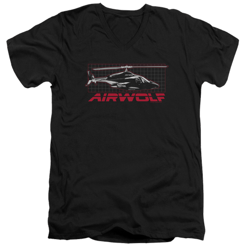 Airwolf Grid - Men's V-Neck T-Shirt Hoodie, Sweatshirt | ZylaModa.com